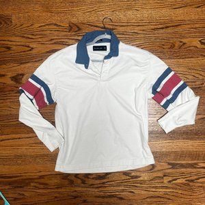 Abercrombie Men's Long-Sleeve Rugby Polo, size XS